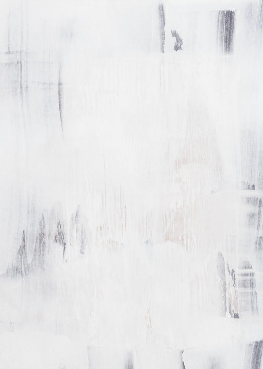 Zachte witte penseelstreken | Canvas