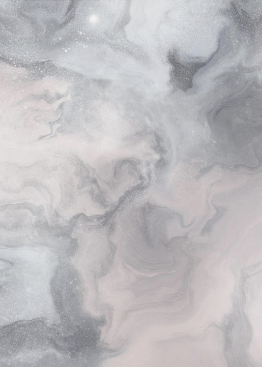 Wervelende grijze en witte marmertexturen | Canvas