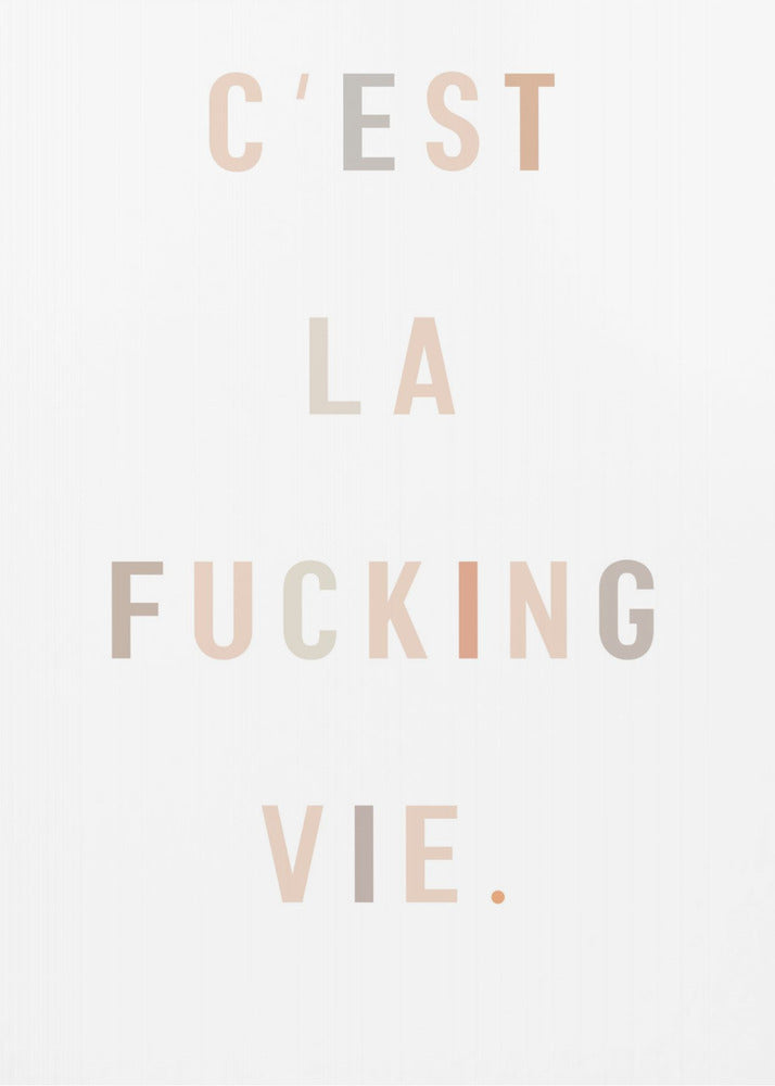 De rauwe essentie van het leven | Canvas