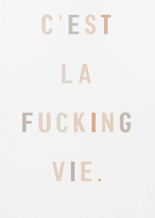 De rauwe essentie van het leven | Canvas