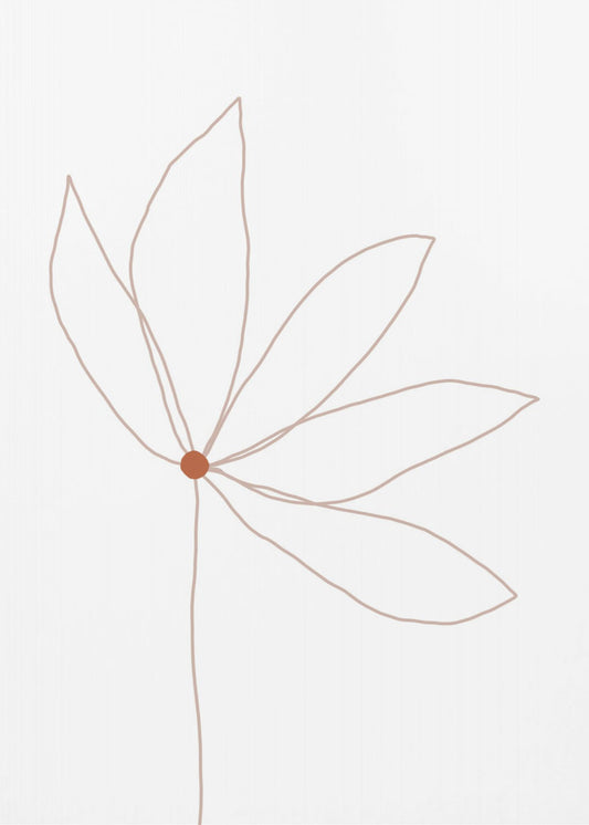 Delicate bloem | Canvas