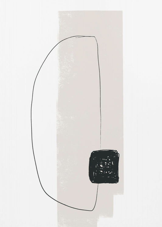 Minimalistische harmonie | Canvas