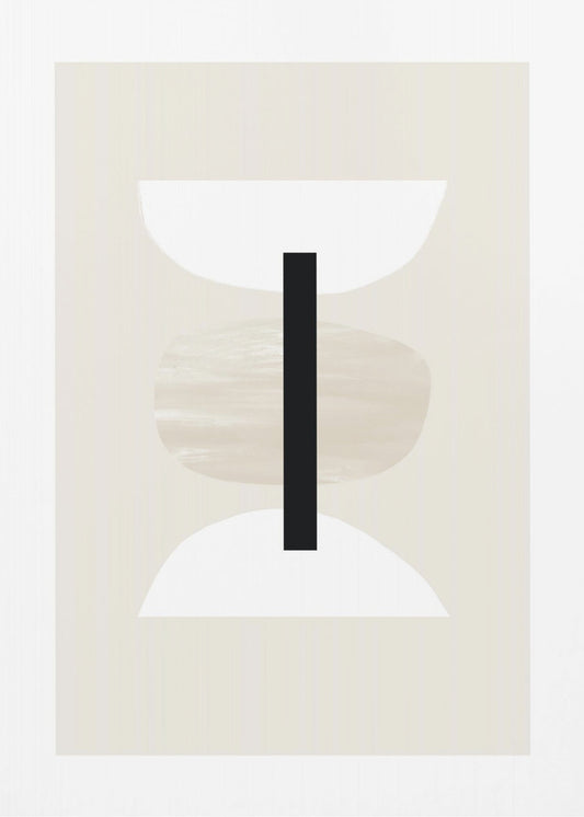 Geometric Shapes with Neutral Tones | Poster