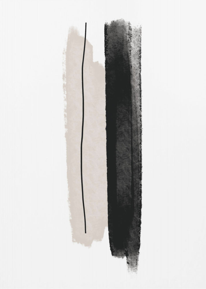 Monochroom evenwicht | Canvas
