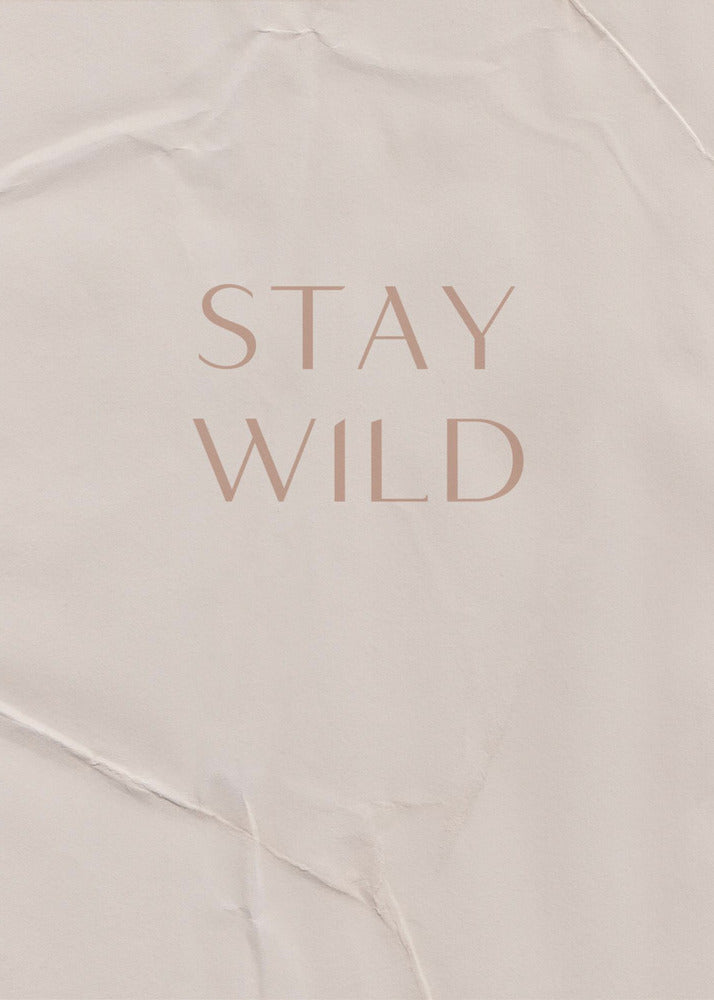Blijf Wild | Poster