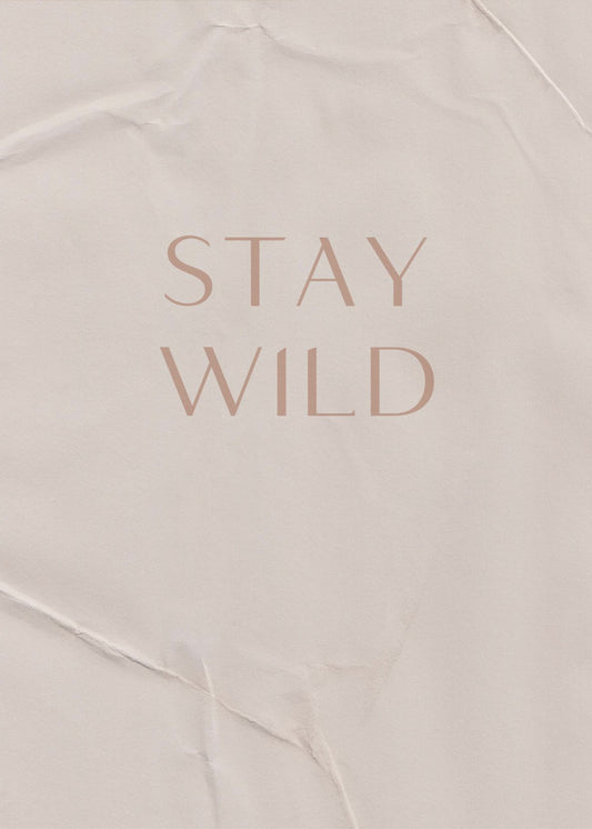 Blijf Wild | Poster