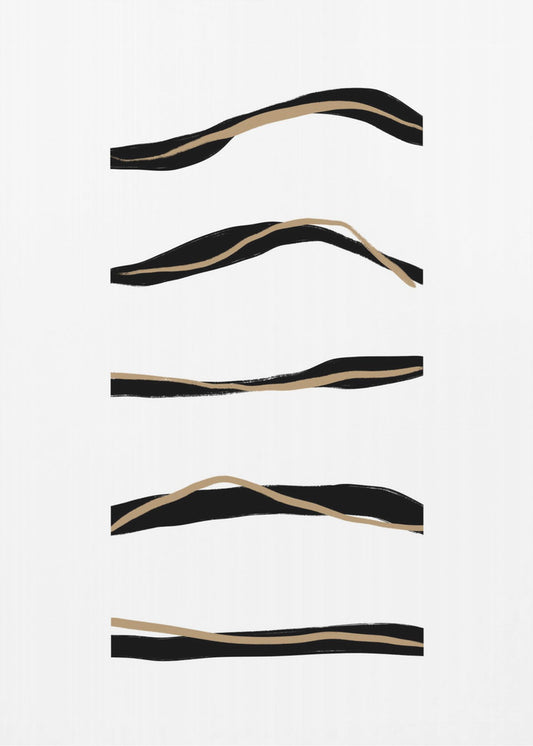 Flowing Stripes | Poster