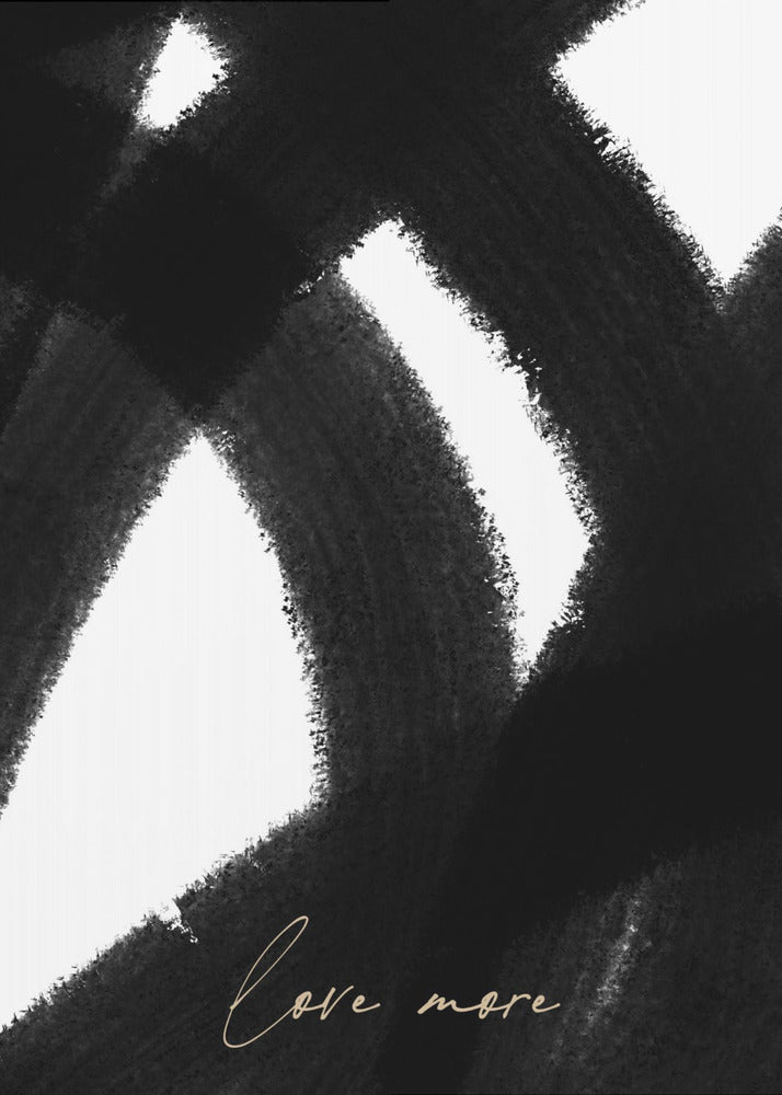 Het abstracte pad van de liefde | Canvas