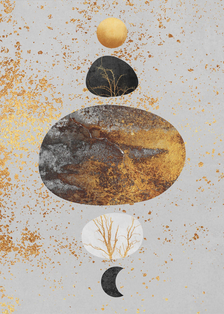 Zon en maan | Canvas