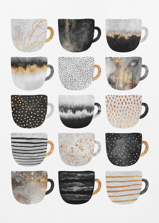 Mooie koffiekopjes | Canvas