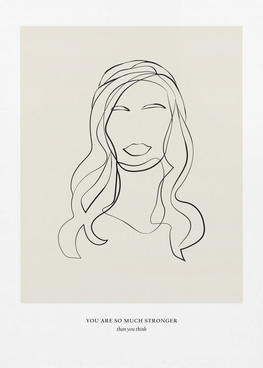 Moderne lijnkunst | Poster