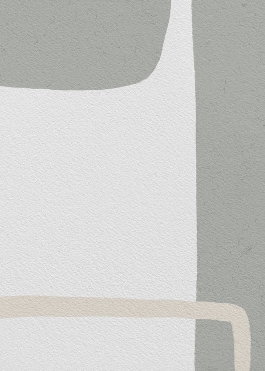 Abstract ontwerp met gedempte tinten | Poster