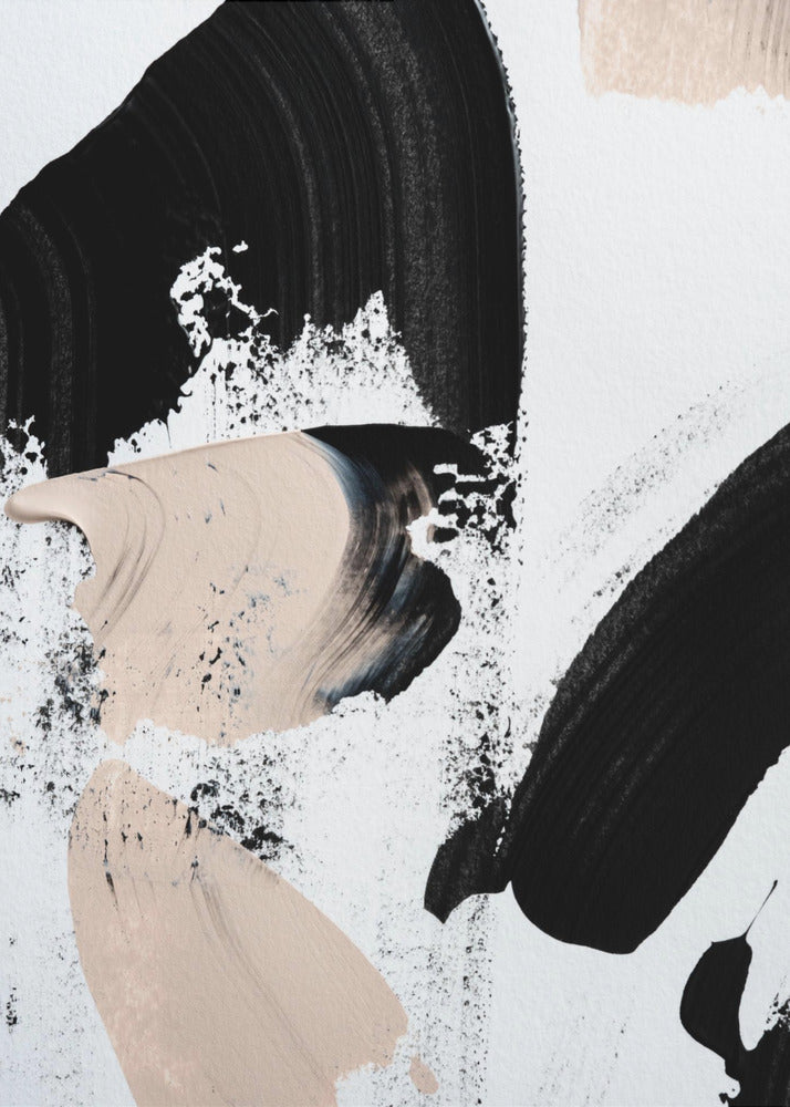 Zwart en naakt | Canvas