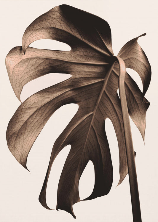 Monstera Goud | Canvas