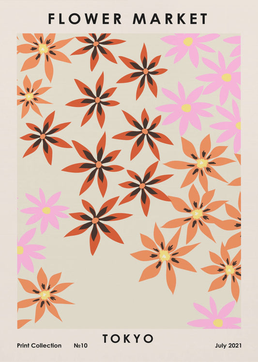 Bloemenmarkt Tokio | Canvas