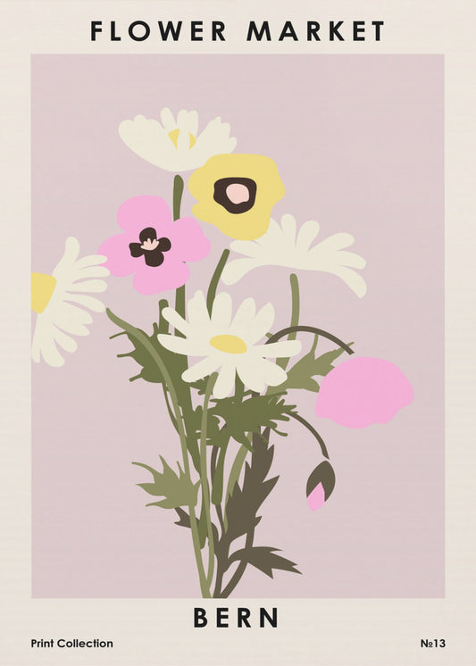 Bloemenmarkt Bern | Poster