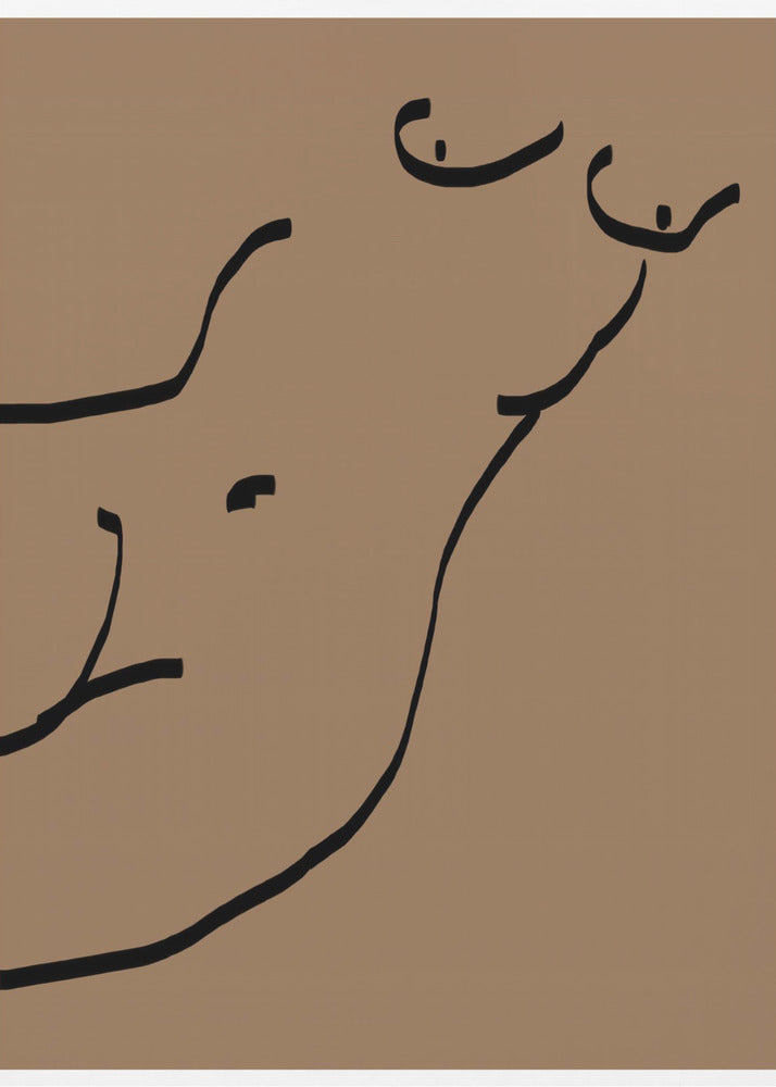 Gebogen lijnen | Canvas