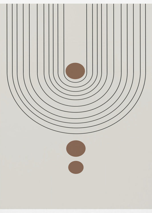 Gebogen symmetrie-elementen | Poster