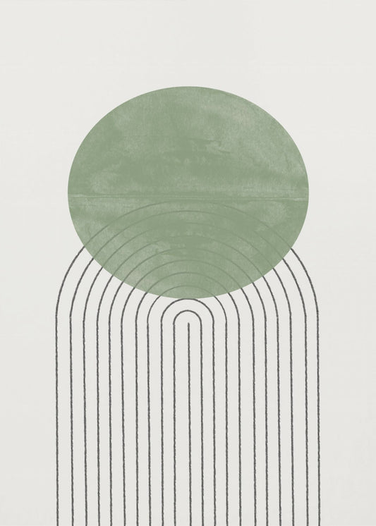 Groene baan echo's | Canvas