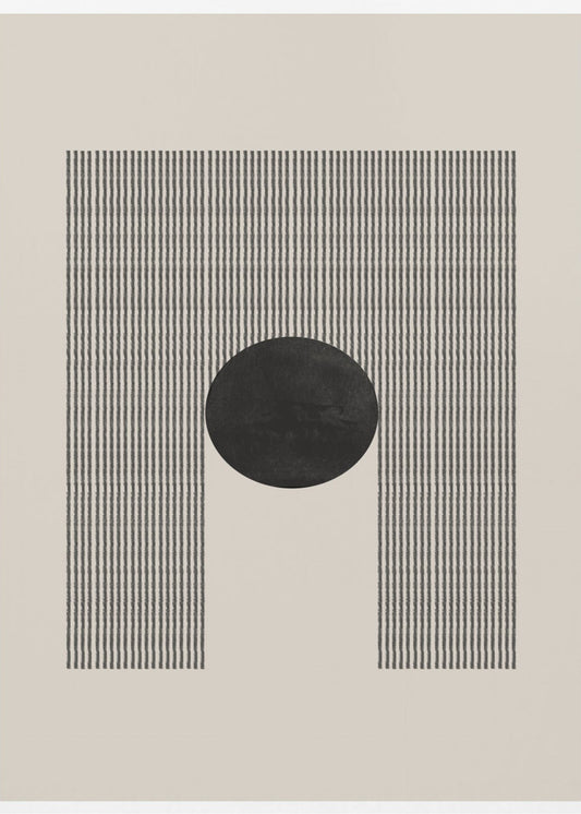 Geometrische eclips | Canvas
