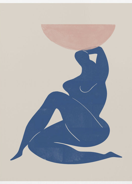 Harmonie in Blauw | Canvas