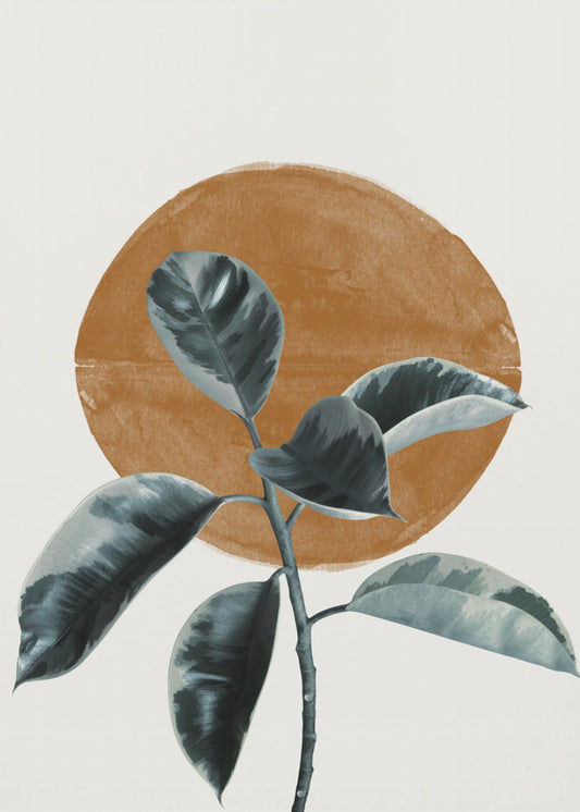 Blad en Zon | Canvas