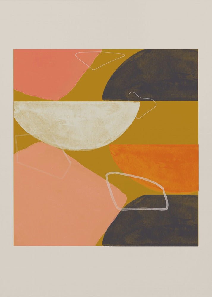 Abstracte harmonie | Canvas