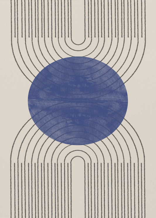 Symmetrische golven | Canvas