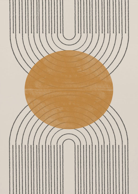 Retro Symmetry Flow | Canvas