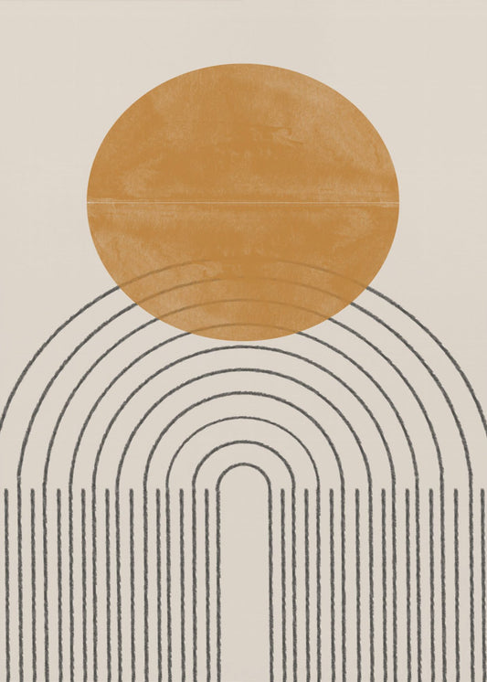 Boog en Zonnestraal | Canvas