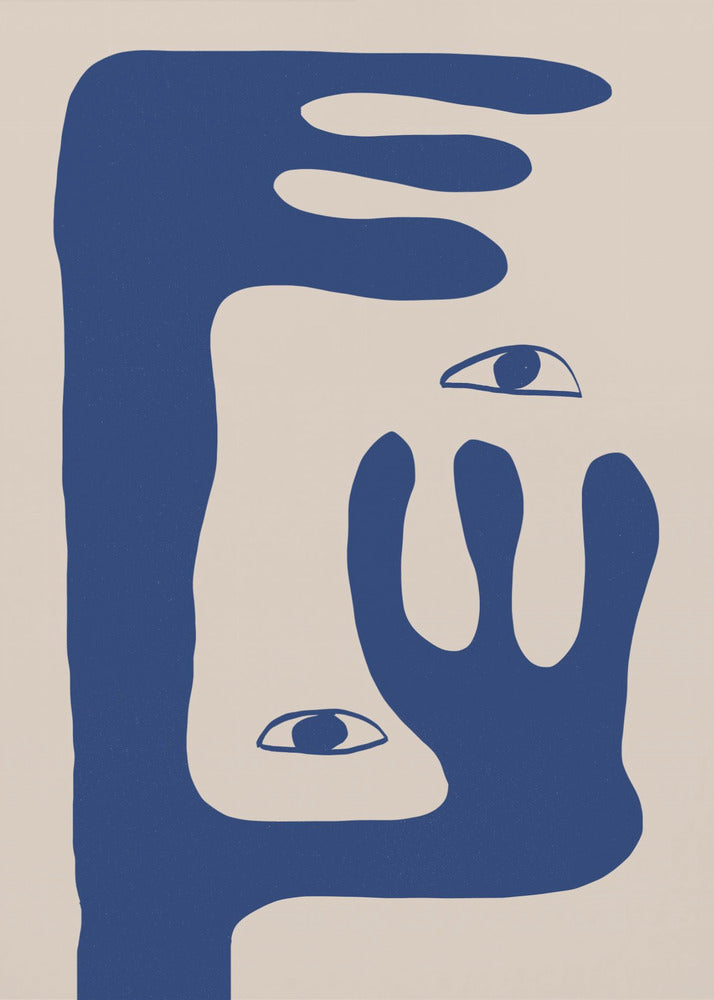 Abstract Gezicht Nr. 1. | Poster