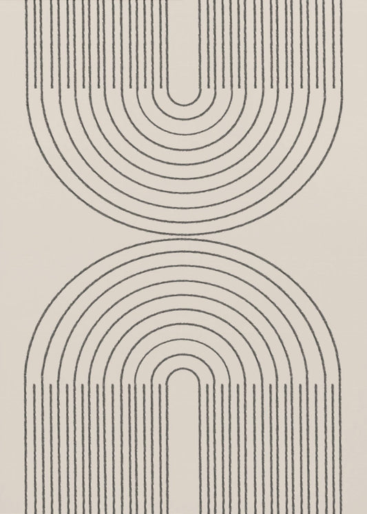 Symmetrische echo's | Canvas