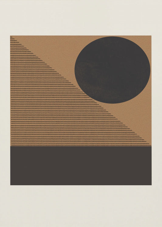 Geometrische eclips | Canvas