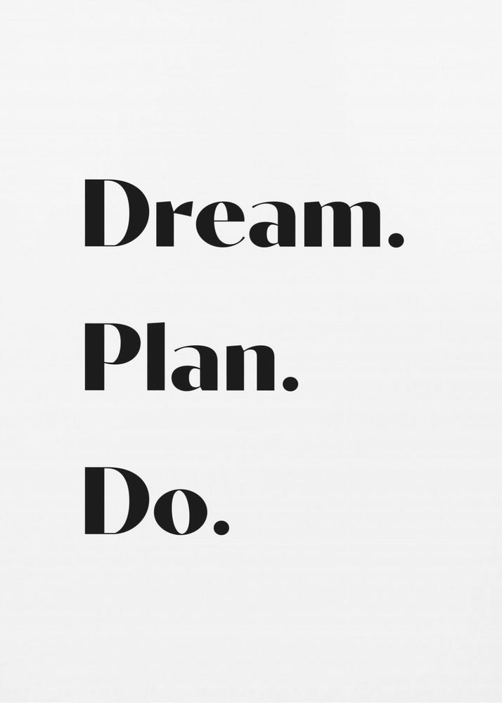 Droom Plan Do | Poster
