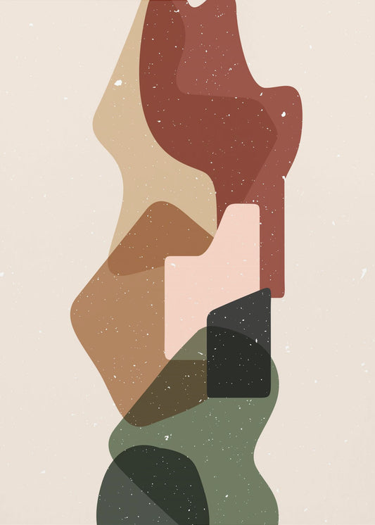 Abstracte compositie 12 | Canvas
