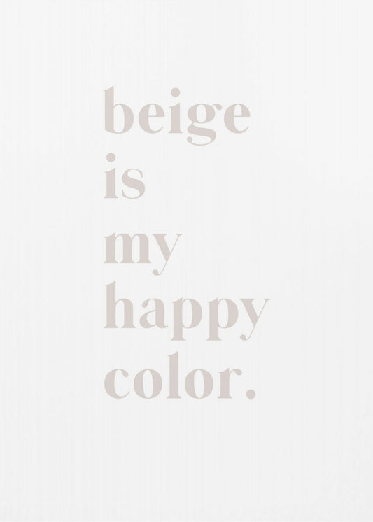 Beige Bliss | Canvas