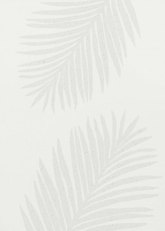 PALMBLAD 13 GRIJS PATROON | Canvas