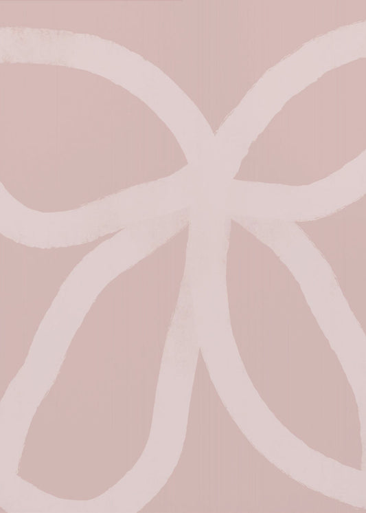 Abstracte vlinder | Canvas