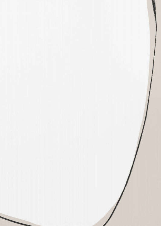 Gebogen minimalisme | Poster