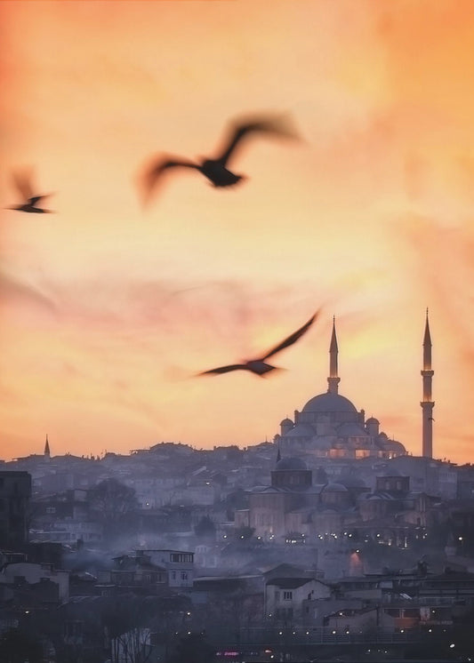 Sunset in Istanbul | Poster