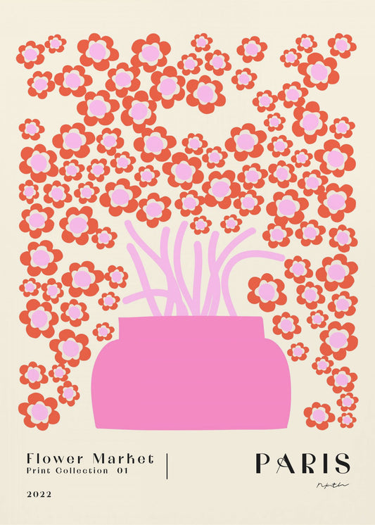 Flower Market. Paris | Poster