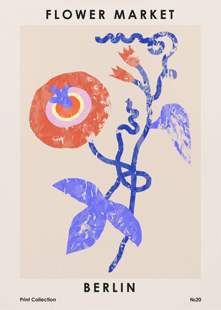 Flower Market. Berlin | Poster