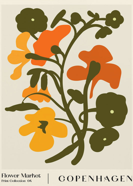 Flower Market. Copenhagen | Poster