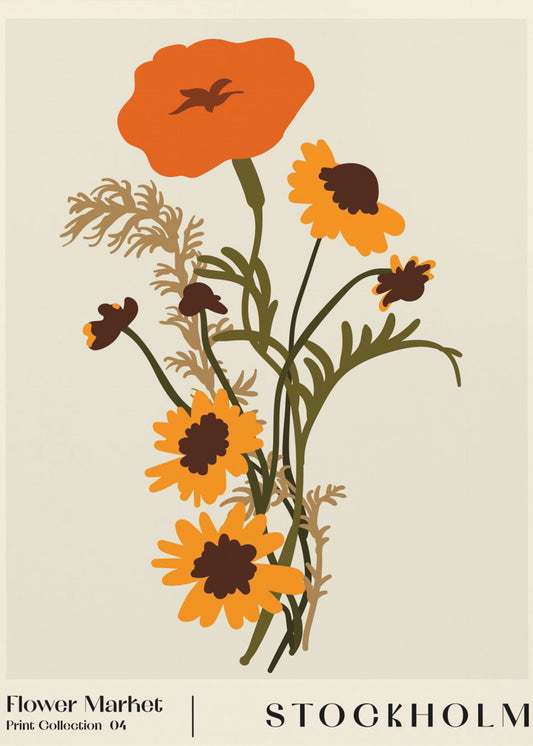 Flower Market. Stockholm | Poster