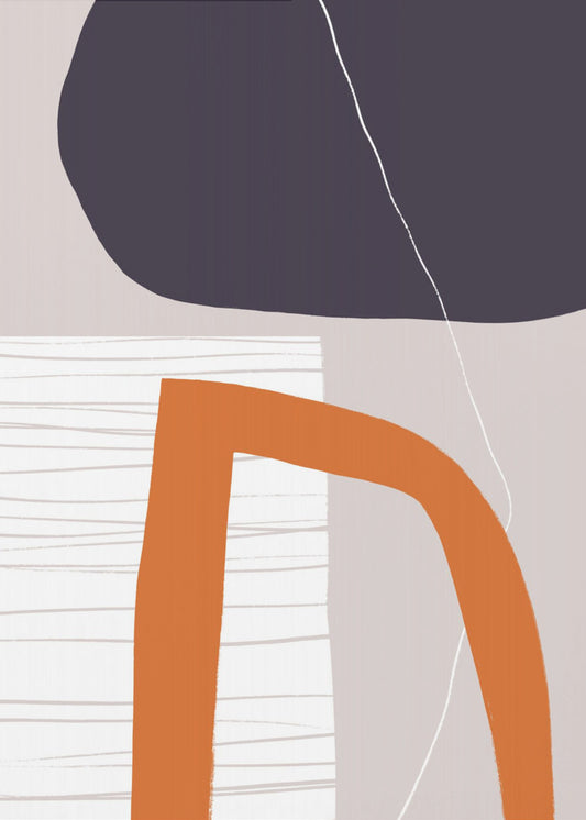 Gedurfde geometrische vormen | Poster