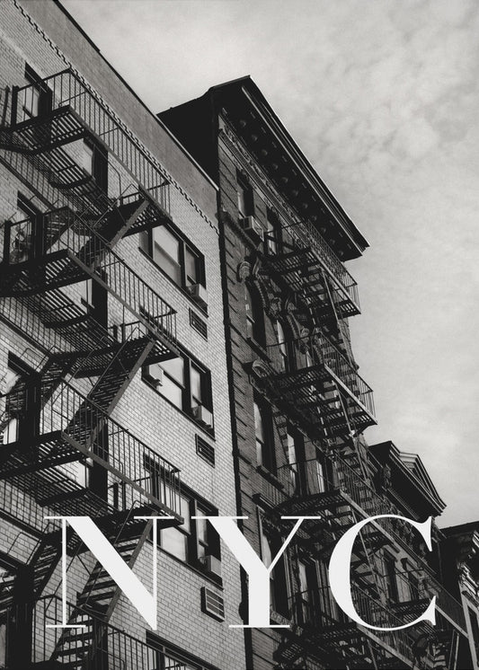 Brandtrappen in NYC 2 | Poster