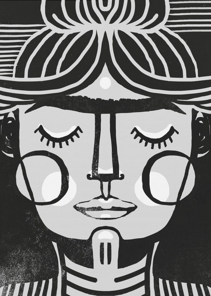 Symmetrische sereniteit | Canvas