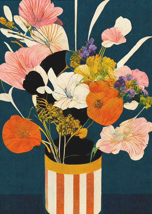 Levendige bloesems | Canvas