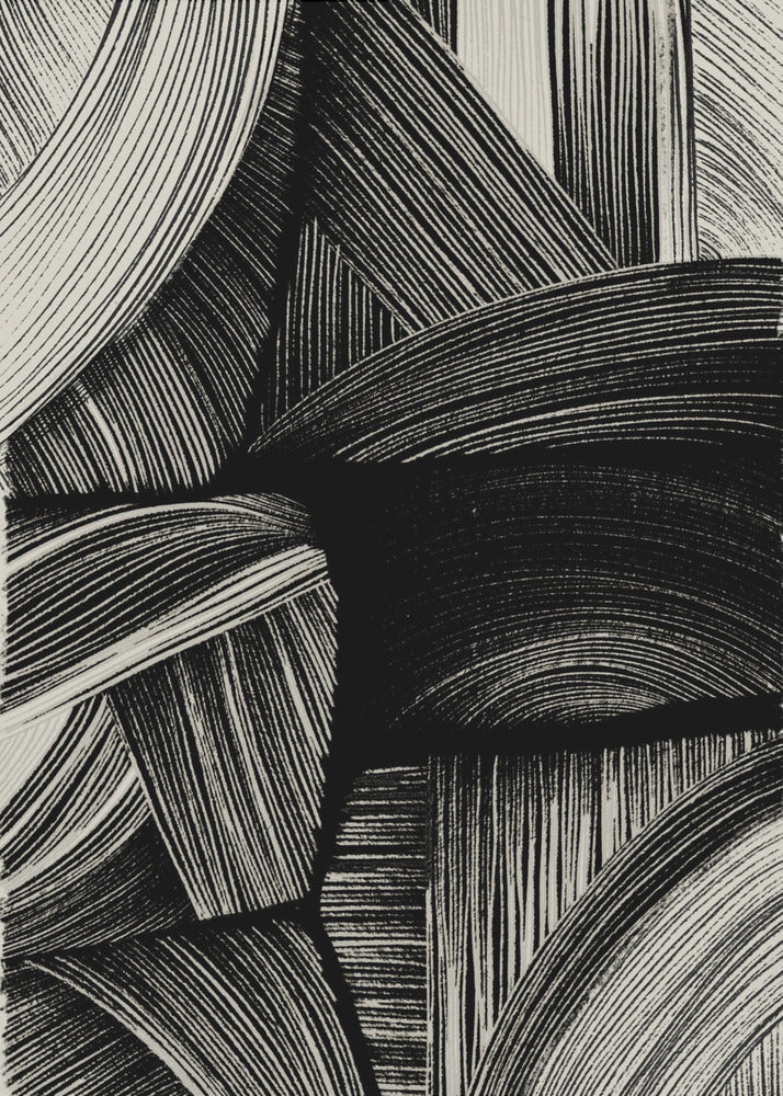 Gebogen Lijn Symfonie | Canvas
