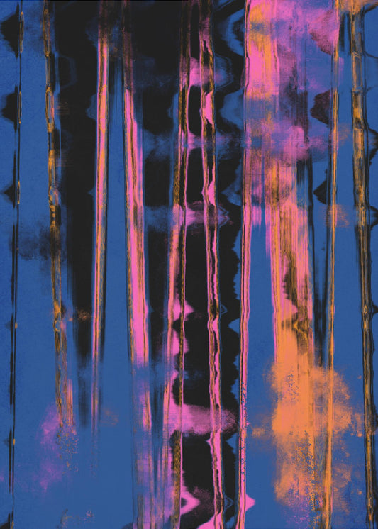 Levendige Nachtval | Canvas